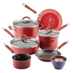 Rachel Ray 14-Piece Cucina Nonstick Cookware and Measuring Cup Set