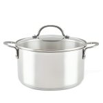 Rachel Ray 6-Quart Stainless Steel Induction Stockpot with Lid