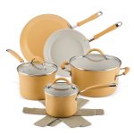 Rachel Ray 10-Piece Ceramic Nonstick Cookware Set