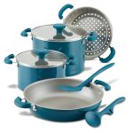 Rachel Ray 8-Piece Stacking Nonstick Induction Cookware Set