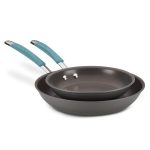 Rachel Ray 9.25" and 11.5" Cucina Hard Anodized Nonstick Frying Pan Set